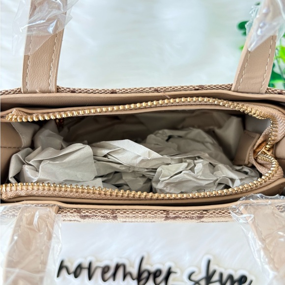 Bebe “Talulla” Beige Mini Satchel - Picture 10 of 11